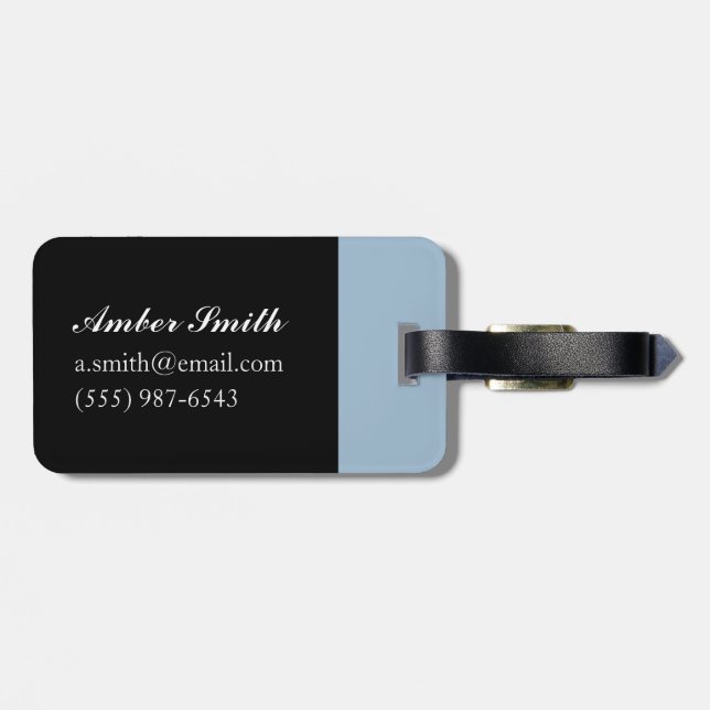 Ski Whizzz! 1991 Luggage Tag (Back Horizontal)