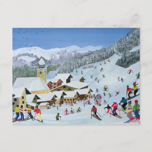 Ski Whizzz 1991 Postcard