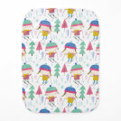 Ski, Winter Sports, Skier, Skiing Pattern Baby Burp Cloth Ski, Winter Sports, Skier, Skiing Pattern Baby Burp Cloth