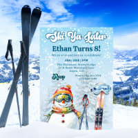 Ski Ya Later Apres Ski Winter Snow Boys Birthday