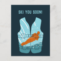 Ski You Soon Custom Message Water-Skiing
