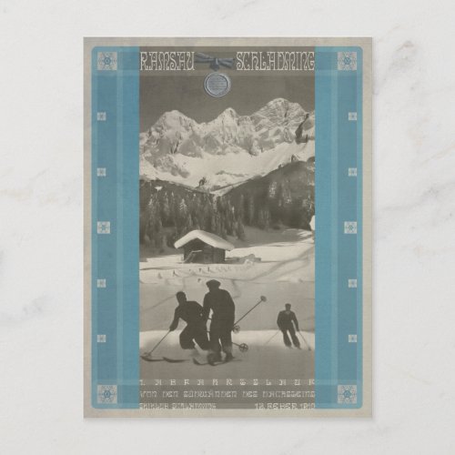 Skiabfahrtslauf Ramsau_Schladming Postcard