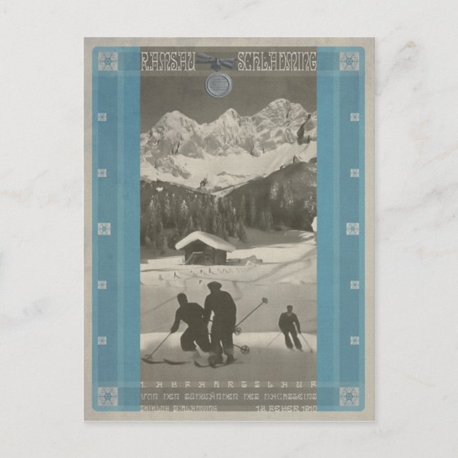 Skiabfahrtslauf Ramsau-Schladming Postcard (Front)