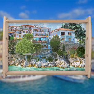 Skiathos Island Serving Tray