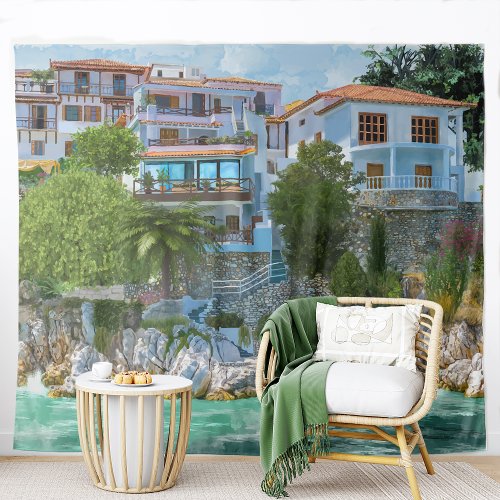 Skiathos Island Tapestry