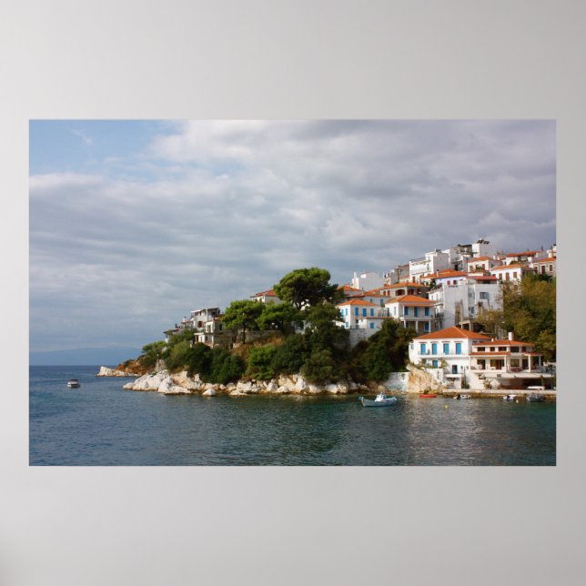 Skiathos Town Poster (Front)