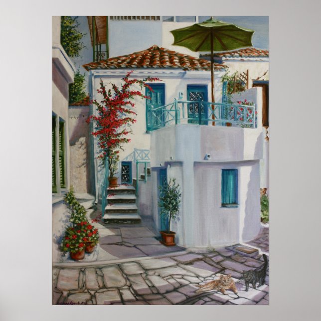 Skiathos Townhouse Poster (Front)