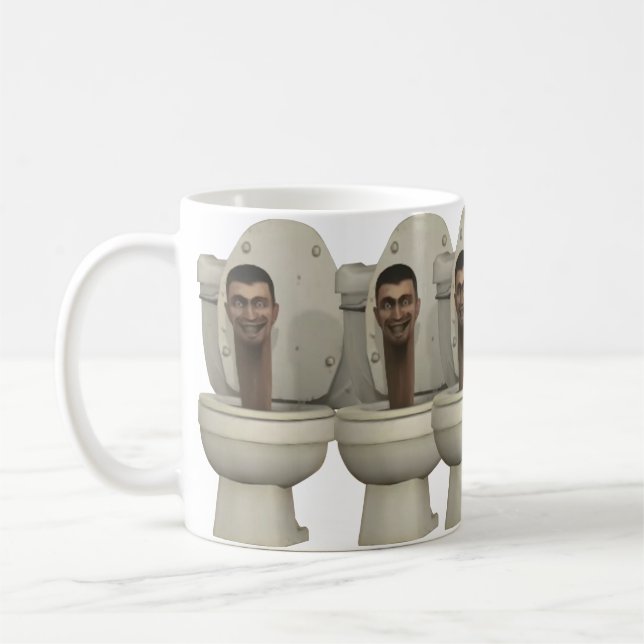 Skibid Toilet Funny Mug child birthday gift (Left)