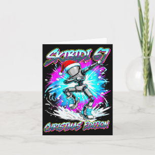 Skibidi 67 Christmas Edition Dance Card