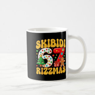Skibidi 67 Rizzmas Six Seven Meme Christmas Boys G Coffee Mug