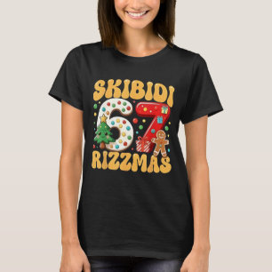 SKIBIDI 67 RIZZMAS Six Seven Meme Christmas Boys G T-Shirt