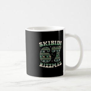 Skibidi Rizzmas 67 Six Seven Meme Ugly Christmas F Coffee Mug
