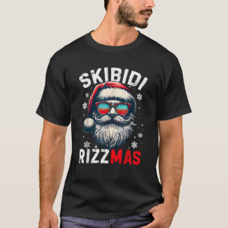 Skibidi Rizzmas Christmas Rizz Santa Claus Charism T-Shirt