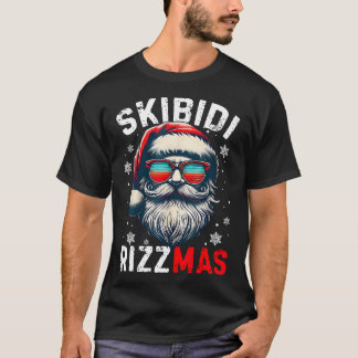 Skibidi Rizzmas Christmas Rizz Santa Claus T-Shirt