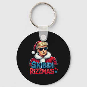 Skibidi Rizzmas Christmas Rizz Santa Claus Trump S Keychain