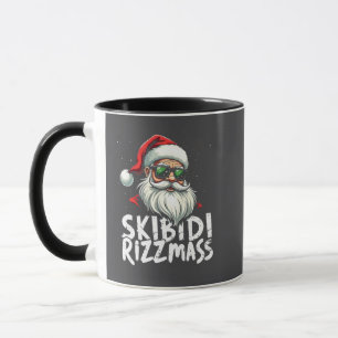 Skibidi Rizzmas Funny Gen Alpha Slang Christmas Mug