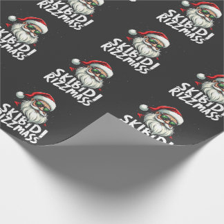 Skibidi Rizzmas Funny Gen Alpha Slang Christmas Wrapping Paper