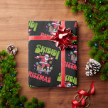 Skibidi Rizzmas Santa on his Skate  Wrapping Paper