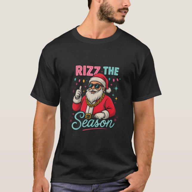 Skibidi Rizzmas Santa Rizz The Season T-Shirt (Front)