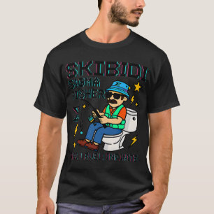Skibidi Sigma Fisher on Throne T-Shirt