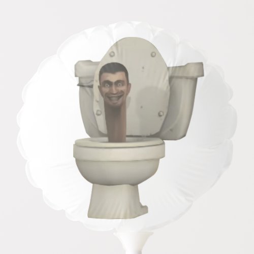 Skibidi toilet balloon