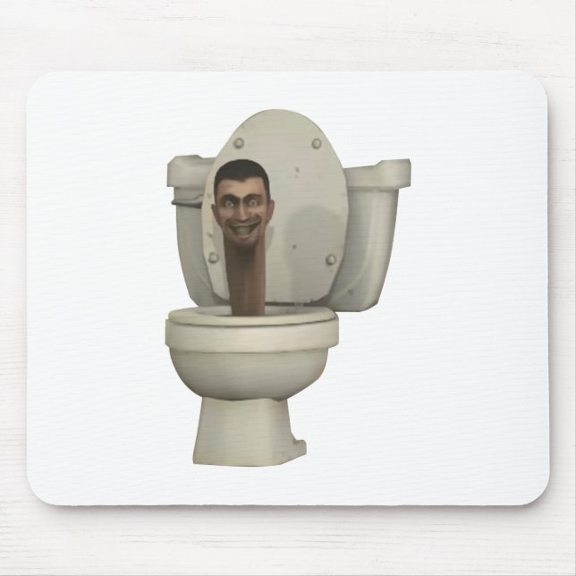 Skibidi toilet funny mousepad (Front)