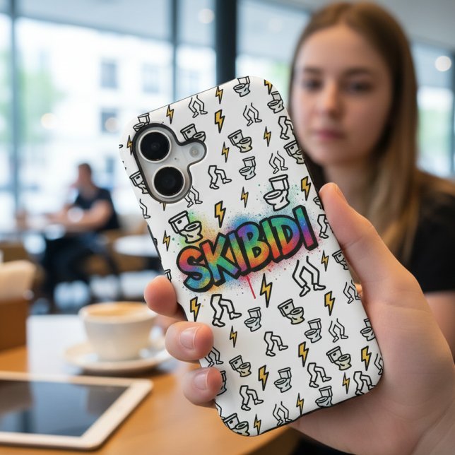 Skibidi Toilet - Gen Alpha Brainrot Funny Meme Case-Mate iPhone Case (Creator Uploaded)