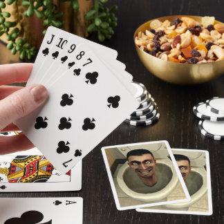 skibidi toilet poker cards