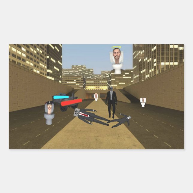 Skibidi Toilet Sticker :) (Front)