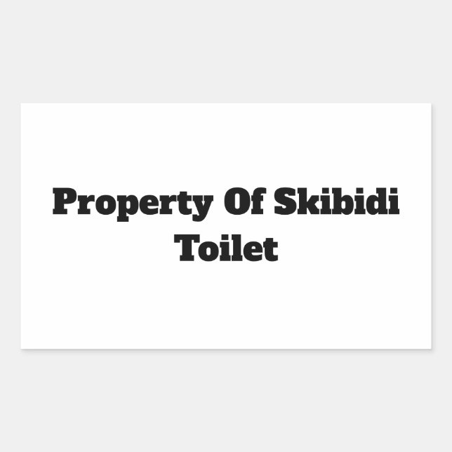Skibidi Toilet Stickers (Front)