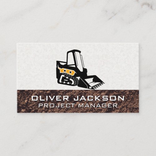Skid Steer Construction Business Card