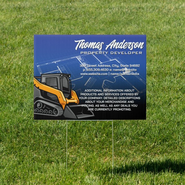 Skid Steer | Construction Developing Sign (Insitu)