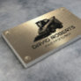 Skid Steer Construction Equipment Operator Gold Business Card