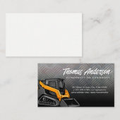 Skid Steer | Construction Vehicle Business Card | Zazzle