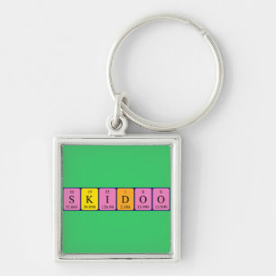 Skidoo periodic table keyring
