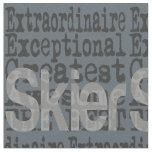 Skier Extraordinaire Fabric