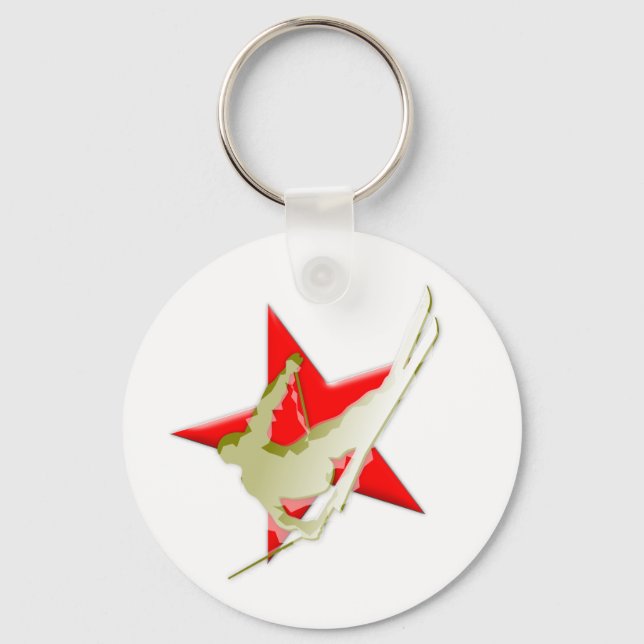 skier keychain (Front)