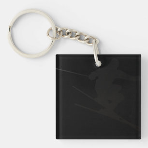 Skier Keychain