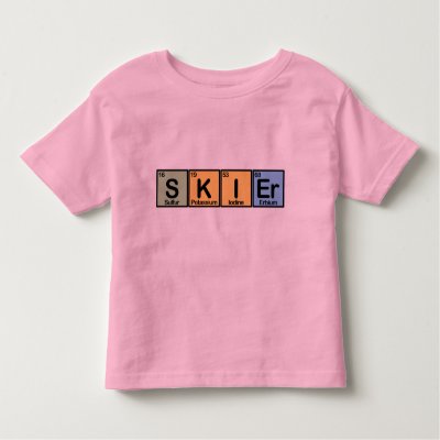 Skier made of Elements Toddler T-shirt