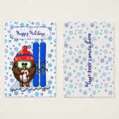 skier owl (Front & Back)