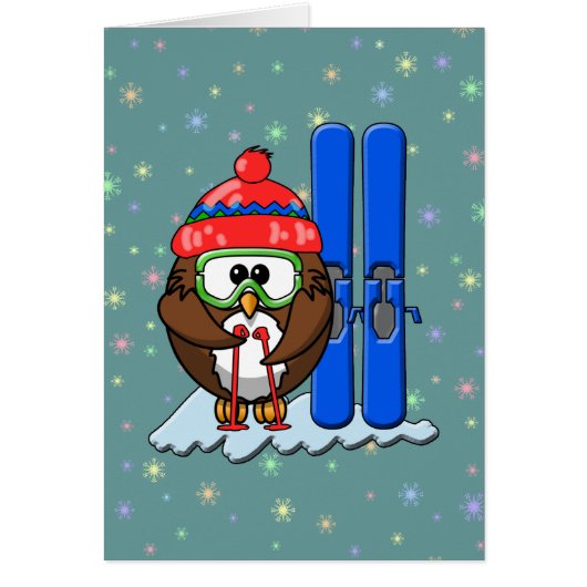 skier owl (Front)