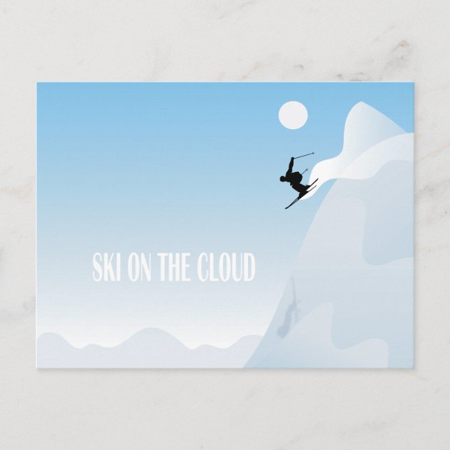 SKIER Postcard (Front)