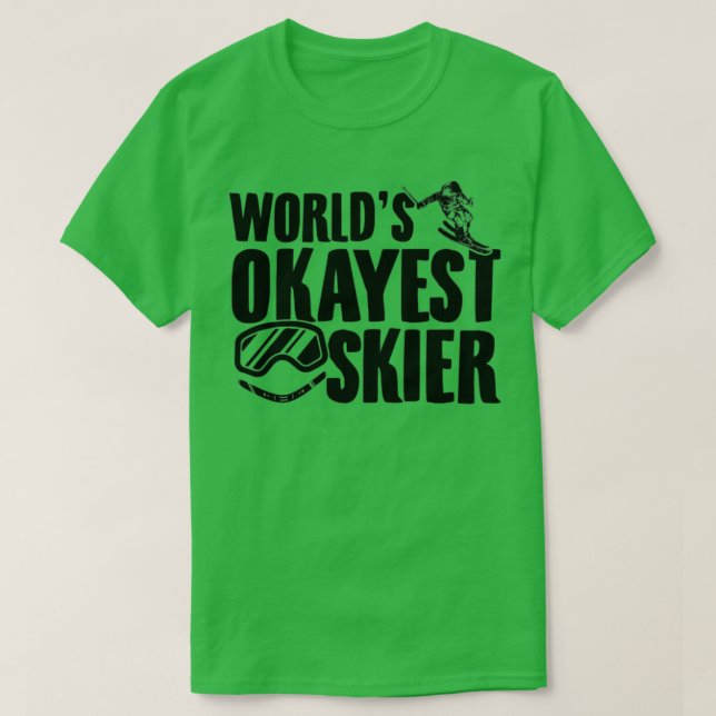 Skier Saying Apres Ski Skier Skiing Snowboard Wint T-Shirt (Design Front)