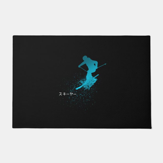Skier, Ski, Japanese Doormat (Front)