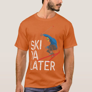 Skier Ski Winter Sports Mountains Alps 1 T-Shirt