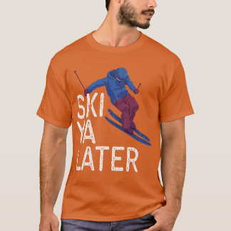 Skier Ski Winter Sports Mountains Alps T-Shirt
