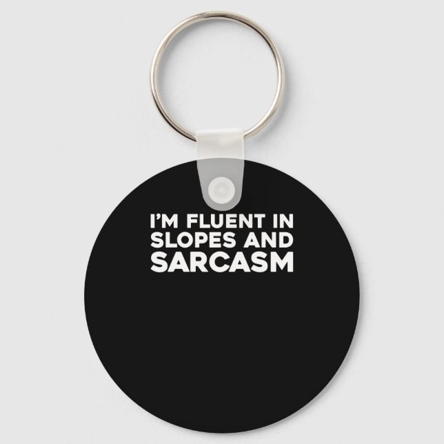 Skier Ski - Winter Sports Skiing 1  Keychain (Front)