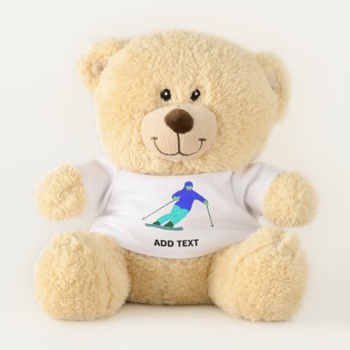 Skier Snow Skiing Personalized