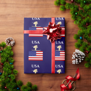 SKIER WRAPPING PAPER