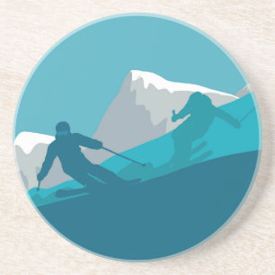 Skiers Alpine Skiing Downhill Races Coaster